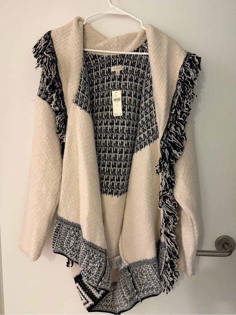 Anthropologie Pilcro Fringe Cardigan Sweater NEW WITH TAGS! - Picture 4 of 15